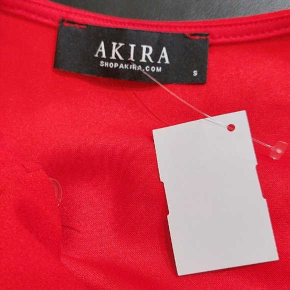 π₯WOW FACTOR!π₯ One Shoulder Asymmetric Top in Red - Picture 15 of 15